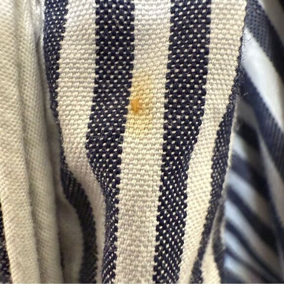 Cavi Men's Black and White Striped Shirt 3XLG long sleeve button up has 2 FLAWS - Picture 10 of 12